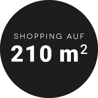 Shopping auf 210 Quadratmetern